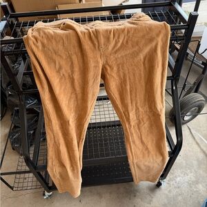 HUE Camel Corduroy Pants